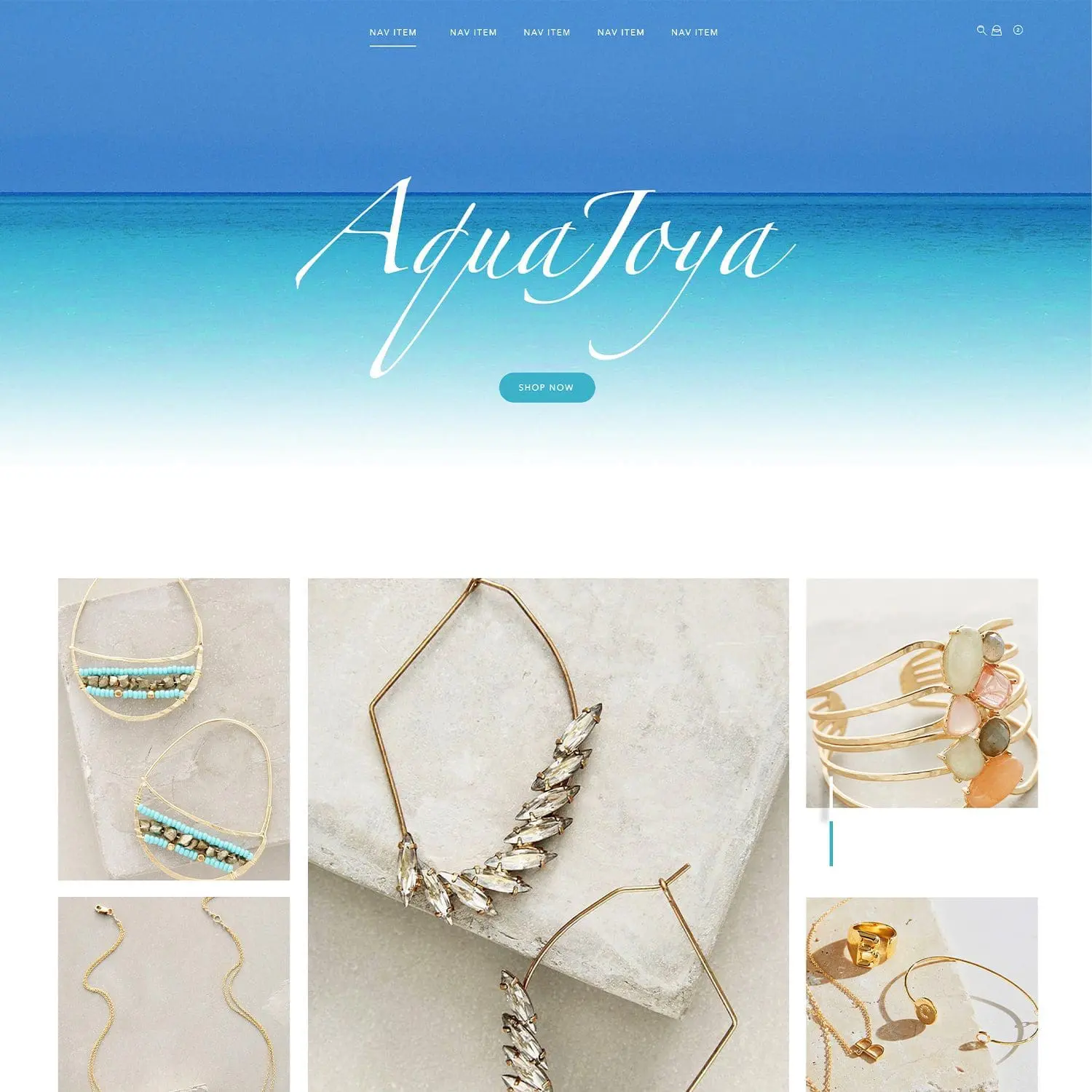 Aqua Joya - Nashville Web Design - Home Page