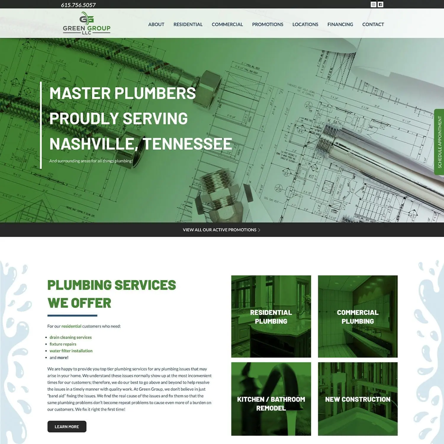 Green Group LLC, Home Page - Nashville Website Design & Digital Marketing, SEO